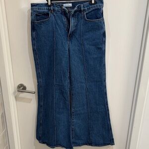 LOFT Blue Denim Flare Jeans